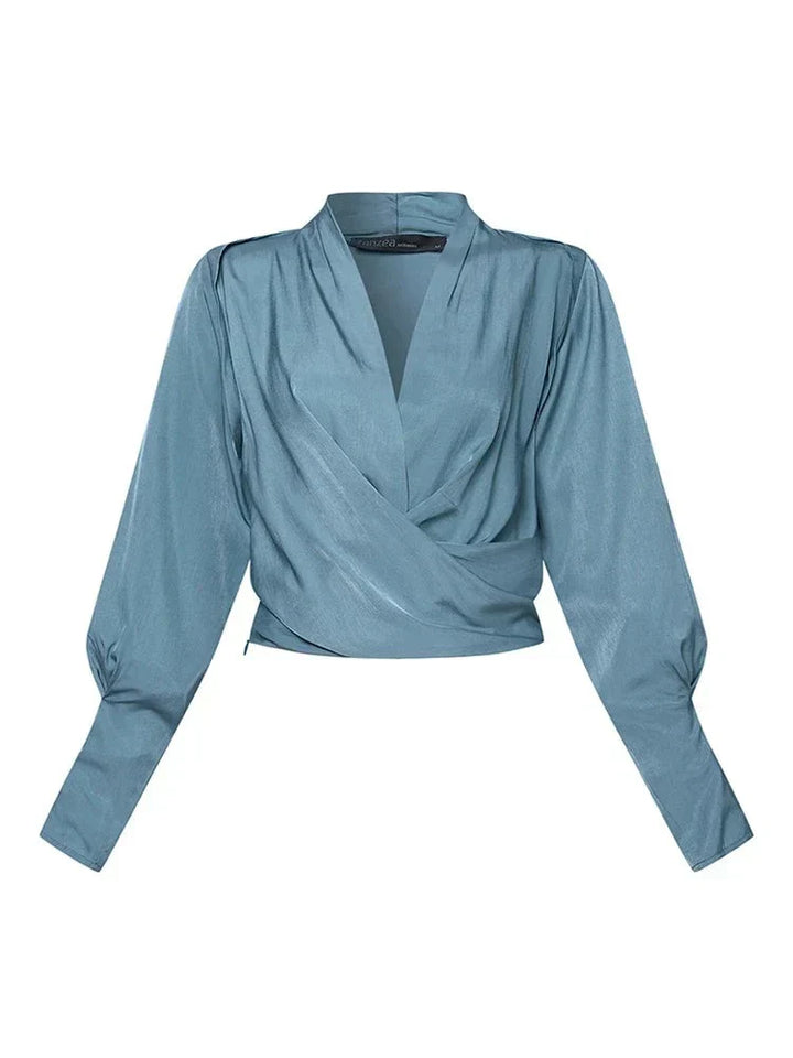 Levoire | Blouses Pour Femmes À Décolleté En V Avec Manches Bouffantes