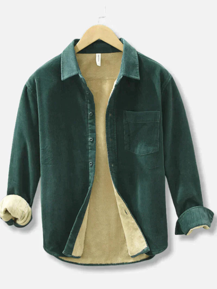 Levoire | Sweat-shirt manches longues en polaire avec poches Vert