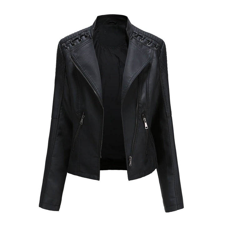 Levoire | Veste De Biker En Cuir Pour Femmes