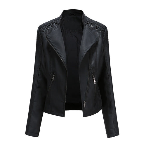 Levoire | Veste De Biker En Cuir Pour Femmes