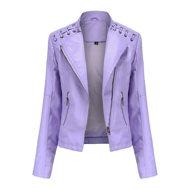 Levoire | Veste De Biker En Cuir Pour Femmes