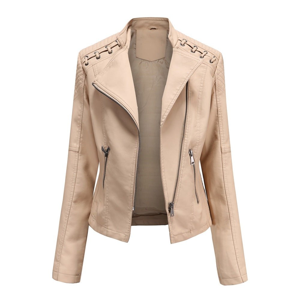 Levoire | Veste De Biker En Cuir Pour Femmes