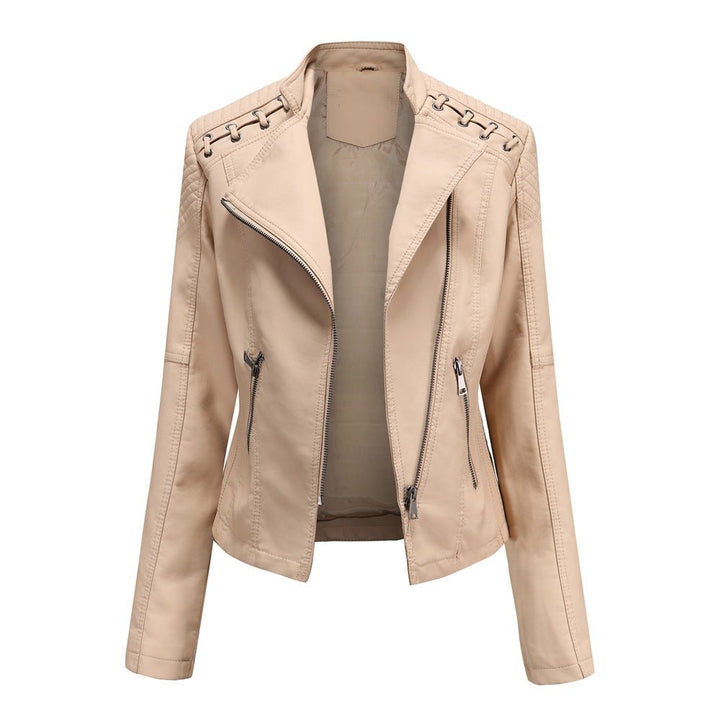 Levoire | Veste De Biker En Cuir Pour Femmes