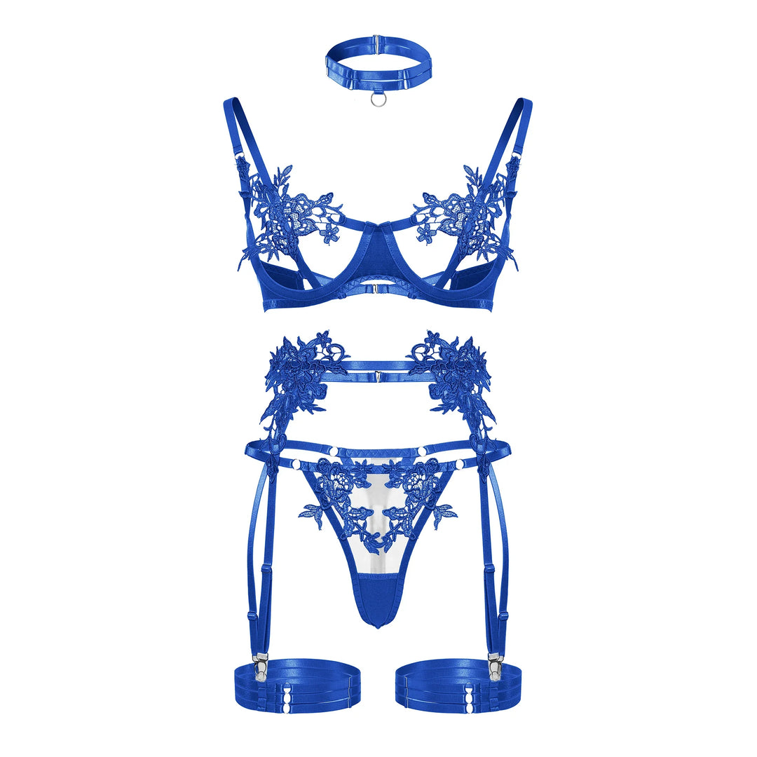 Levoire | Ensemble De Lingerie De Soirée Bleu