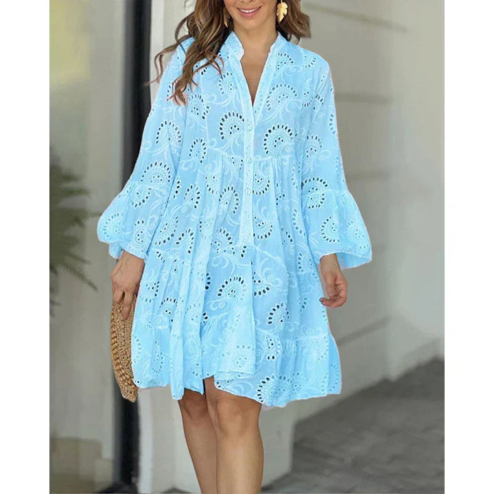 Levoire | Manteau Classique Chaud Femme Bleu