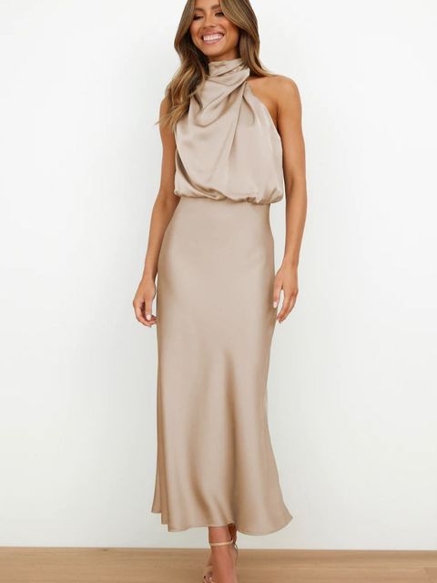 Levoire | Robe longue intemporelle pour femmes - edition 2024 Kaki
