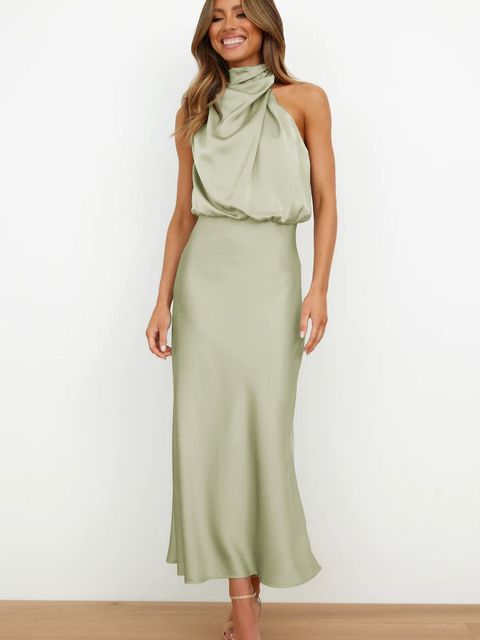 Levoire | Robe de cocktail stylée Vert clair