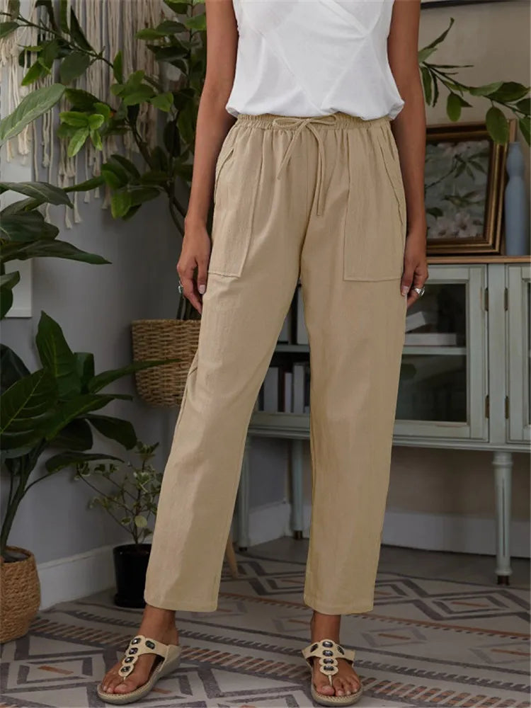 Levoire | Pantalon Uni Khaki