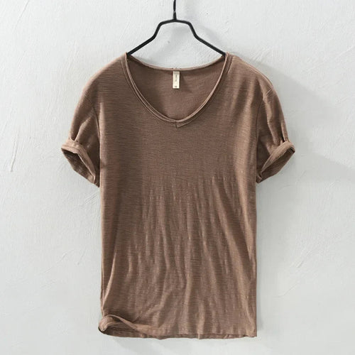 Levoire | T-Shirt Col V Intemporel Hommes