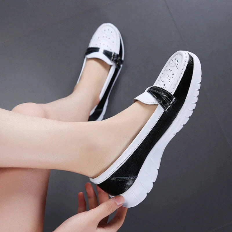 Levoire | Mocassins Pour Femmes Confortables Avec Détail De Ceinture
