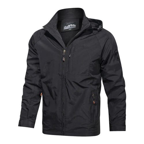Levoire | Veste À Capuche Zippée Pour Hommes Coupe-Vent