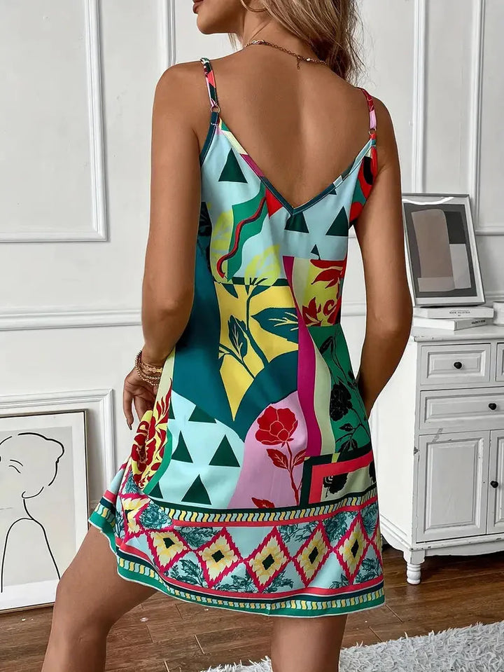 Levoire | Robe D'Été, Style Boho, Sans Manches, Robe Mini, Robe De Soleil