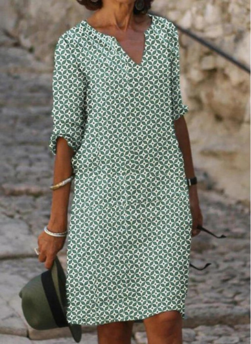 Levoire | Manches Courtes Détente Robe Décontractée Robe De Soleil