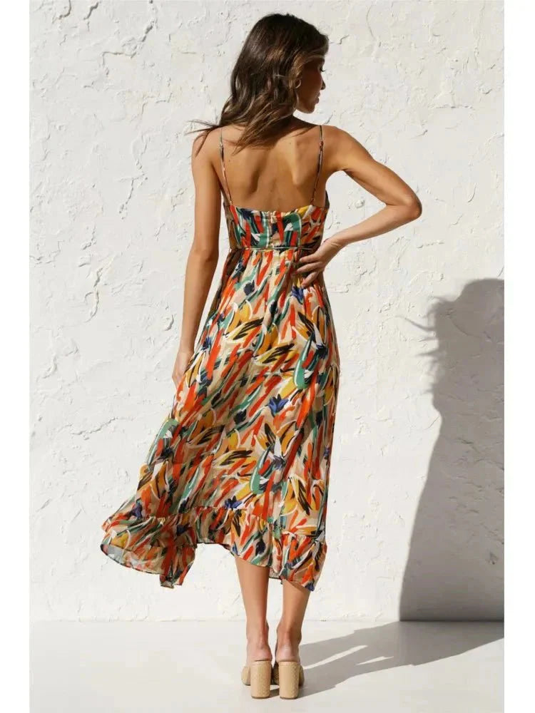 Levoire | Robe Midi Sans Manches Robe De Soleil