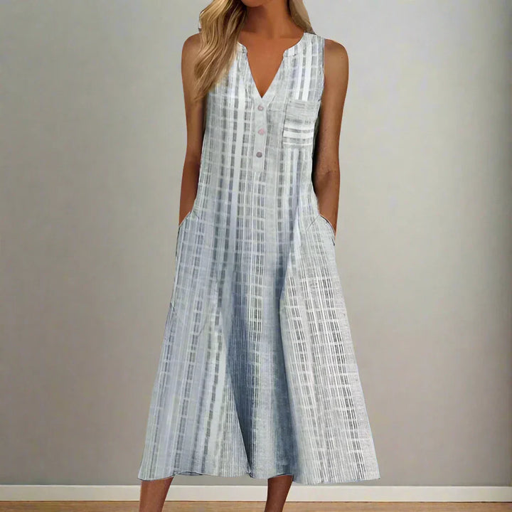 Levoire | Robe Chic Femme Raffinée Bleu glace