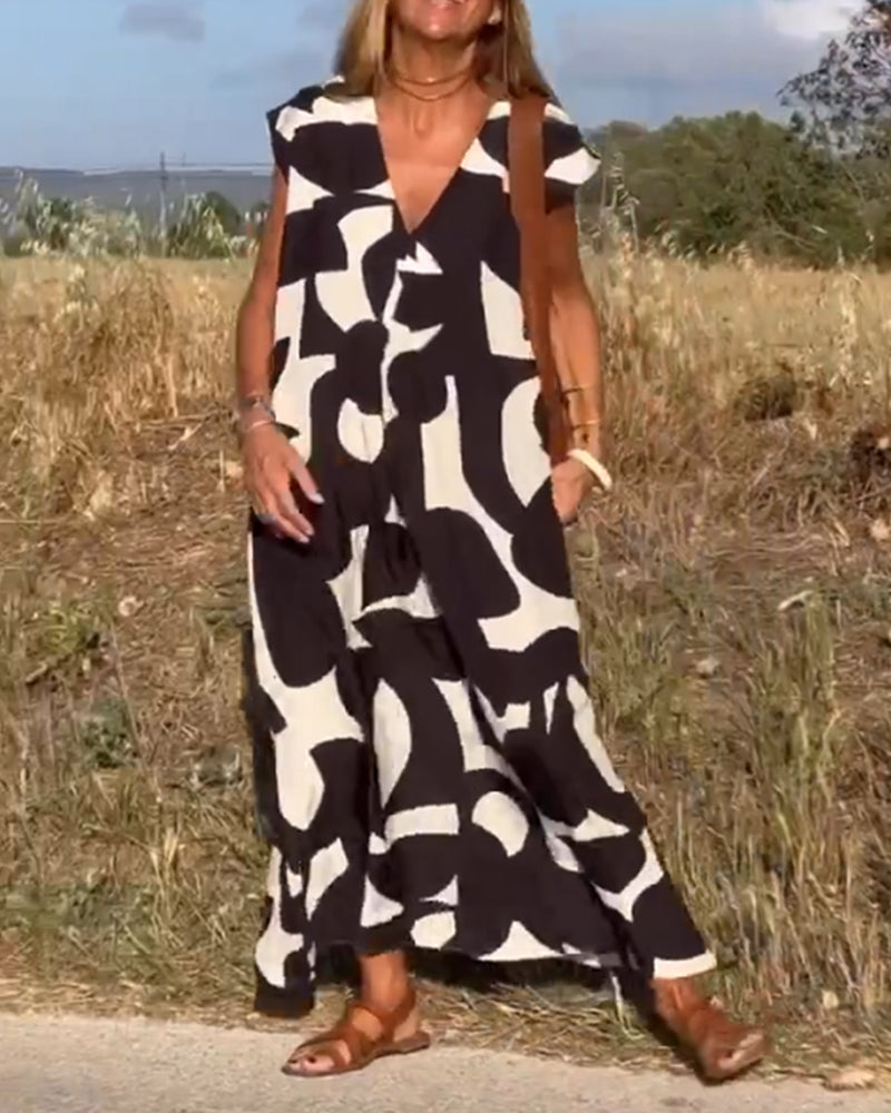 Levoire | Robe Trapèze D'été Pour Femmes - Midi