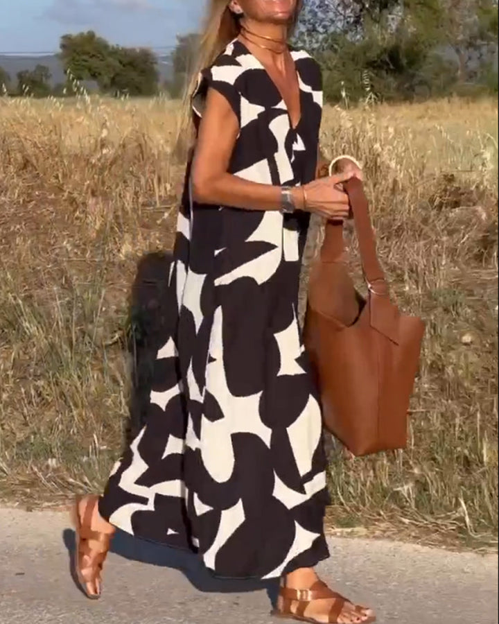 Levoire | Robe Trapèze D'été Pour Femmes - Midi