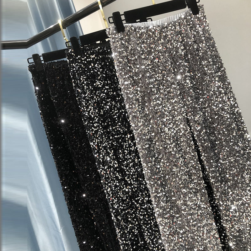 Levoire | Housut Lockere Glitterhousut Glamourisia Ja Mukavia Ilmeitä Varten