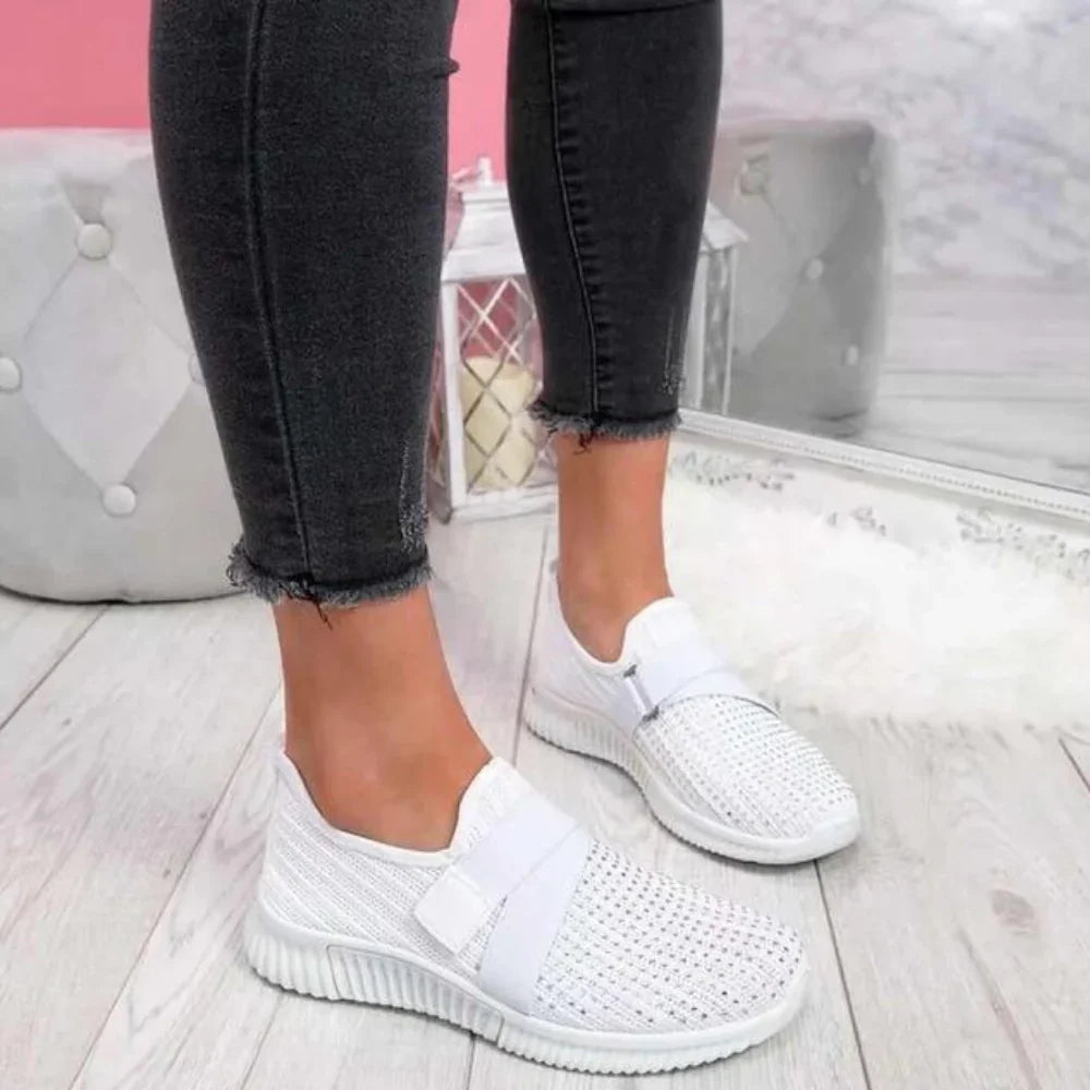 Levoire | Chaussons Slip-On Relaxants Blanc
