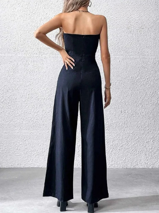 Levoire | Combinaison Sans Manches Avec Jambes Larges
