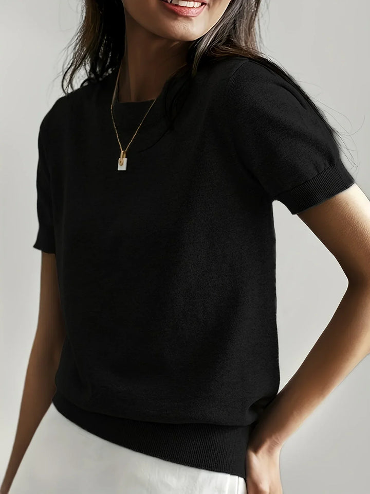 Levoire | Tricot De Printemps Léger Noir
