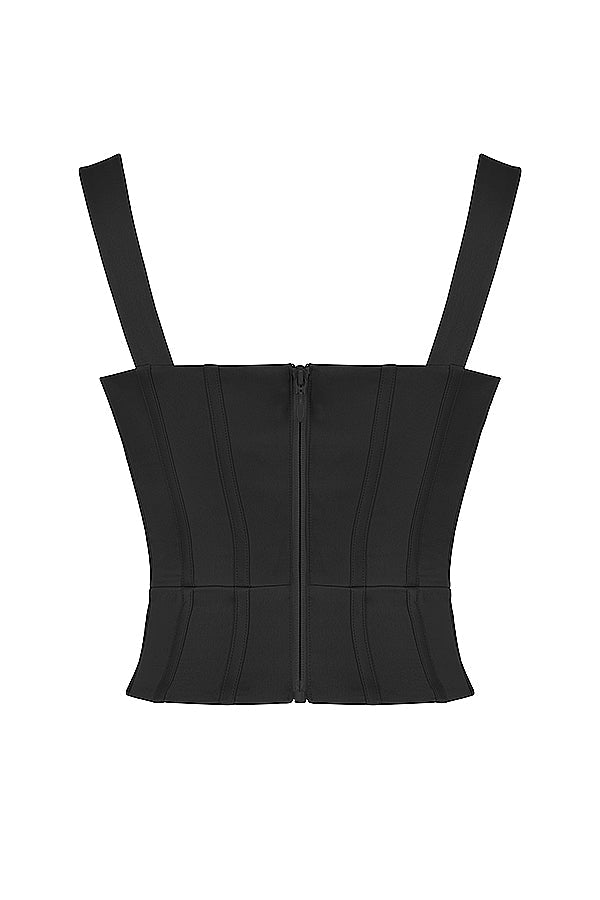 Levoire | Corset Satin Noir