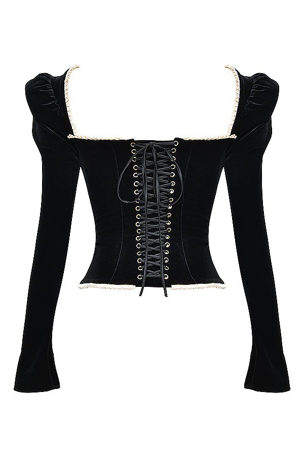 Levoire | Chemise En Velours Noir