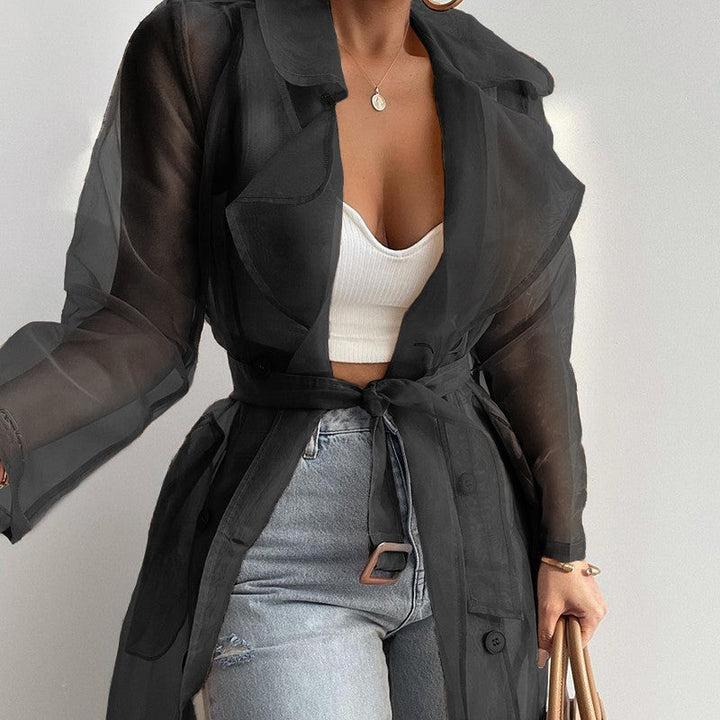 Levoire | Veste Mi-Longue À Manches Longues Avec Fermeture À Boutons