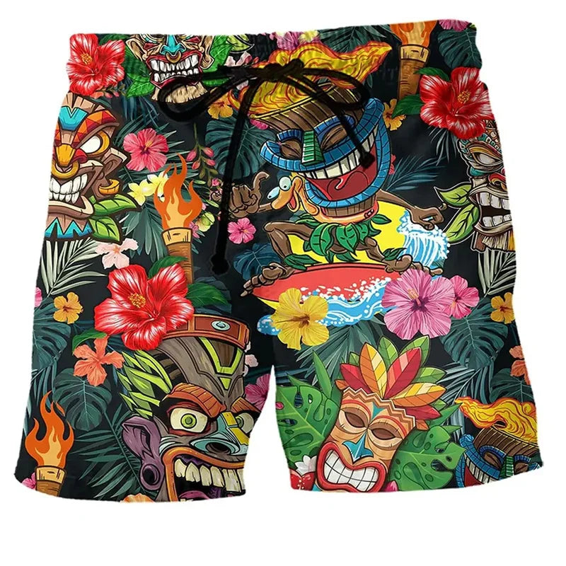 Levoire | Short De Bain À Cordon Pour Hommes Braun