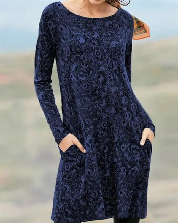 Levoire | Moderne et stylé robe d'hiver Bleu