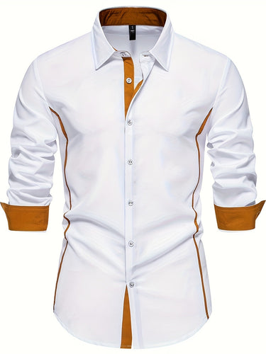 Levoire | Chemise Élégante Pour Hommes Avec Des Obstacles De Couleur