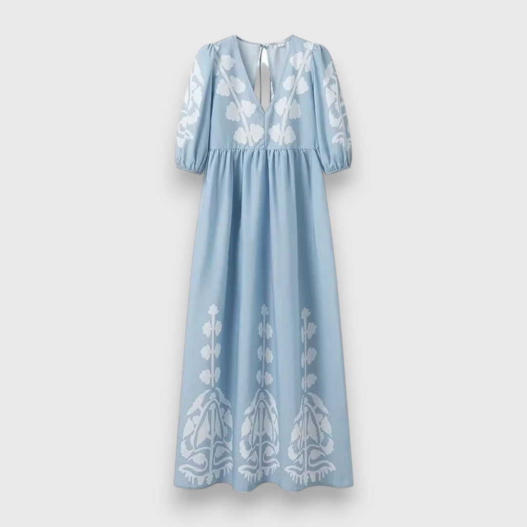 Levoire | Flieendes Maxi Robe Avec Détails
