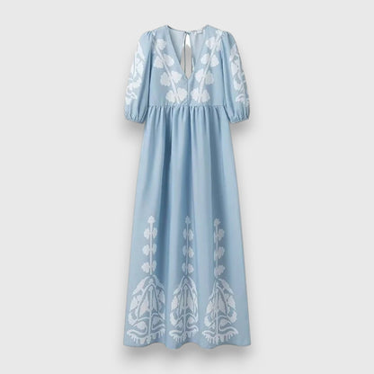Levoire | Flieendes Maxi Robe Avec Détails