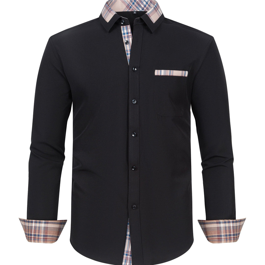 Levoire | Chemise Fine Adaptée Aux Affaires Avec Col À Carreaux