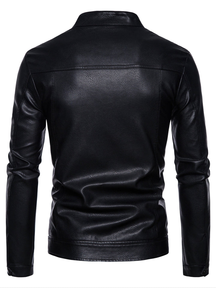 Levoire | Veste En Simili Cuir Pour Hommes Élégante Avec Doublure En Polaire Chaude
