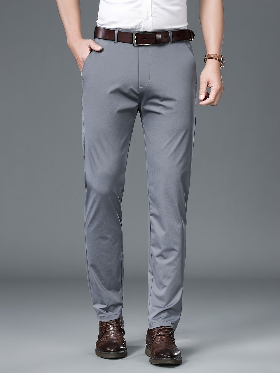 Levoire | Pantalons Pour Hommes Respirants Et Confortables Avec Poches Gris clair