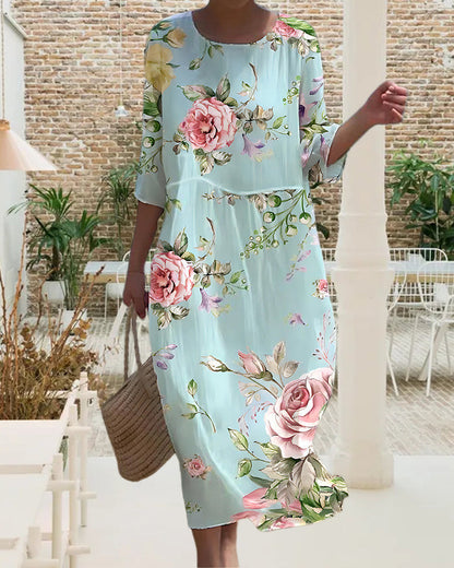 Levoire | Élégant robe de ventre robe florale