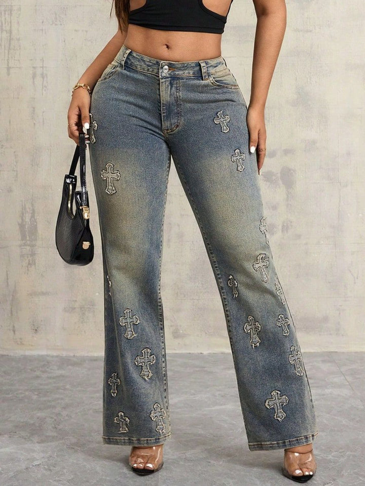 Levoire | Jeans Croisés Large Avec Poches Gris