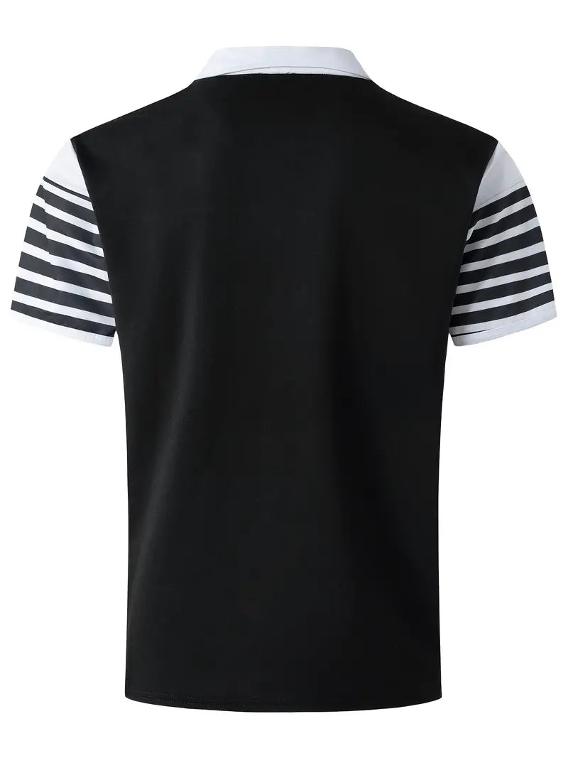Levoire | Chemise Décontractée Rayée Manches Courtes