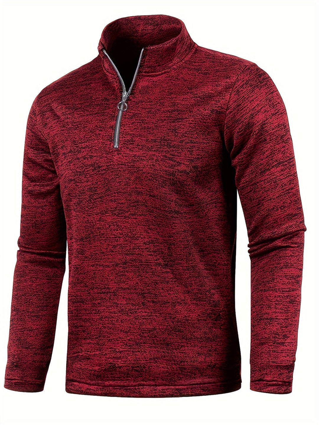 Levoire | Costumes En Tricot Pour Hommes Avec Zip À Mi-Hauteur Et Col Montant Rot