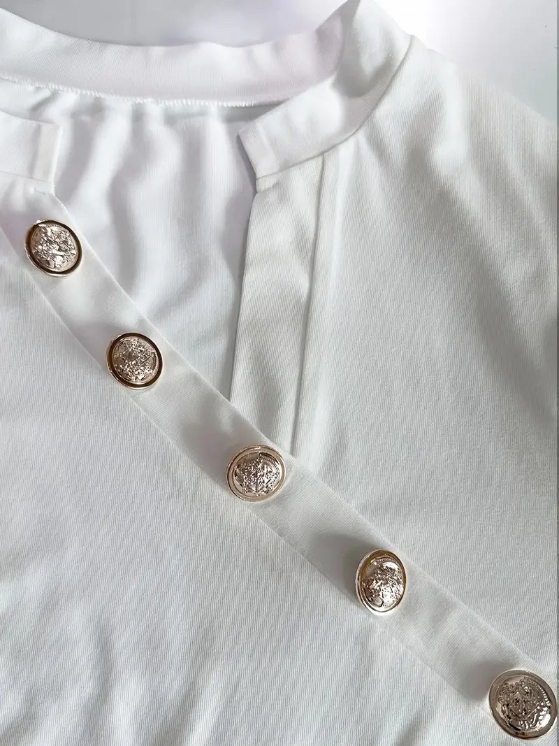 Levoire | Chemise À Bouton Asymétrique
