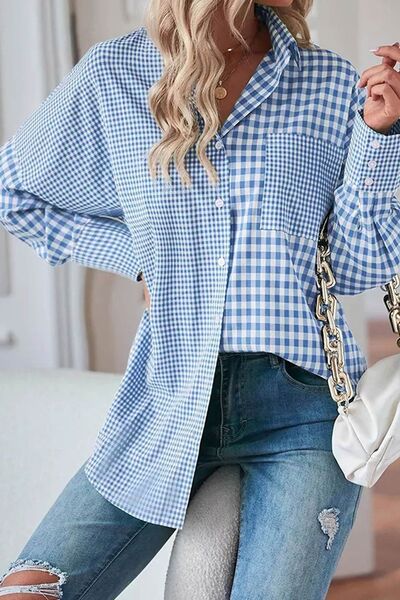 Levoire | Chemise À Boutons À Carreaux À Manches Longues