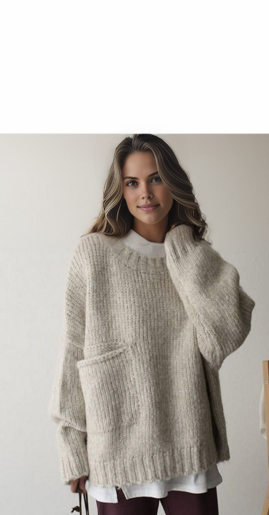 Levoire | Bergroer Pull En Maille Avec Poche