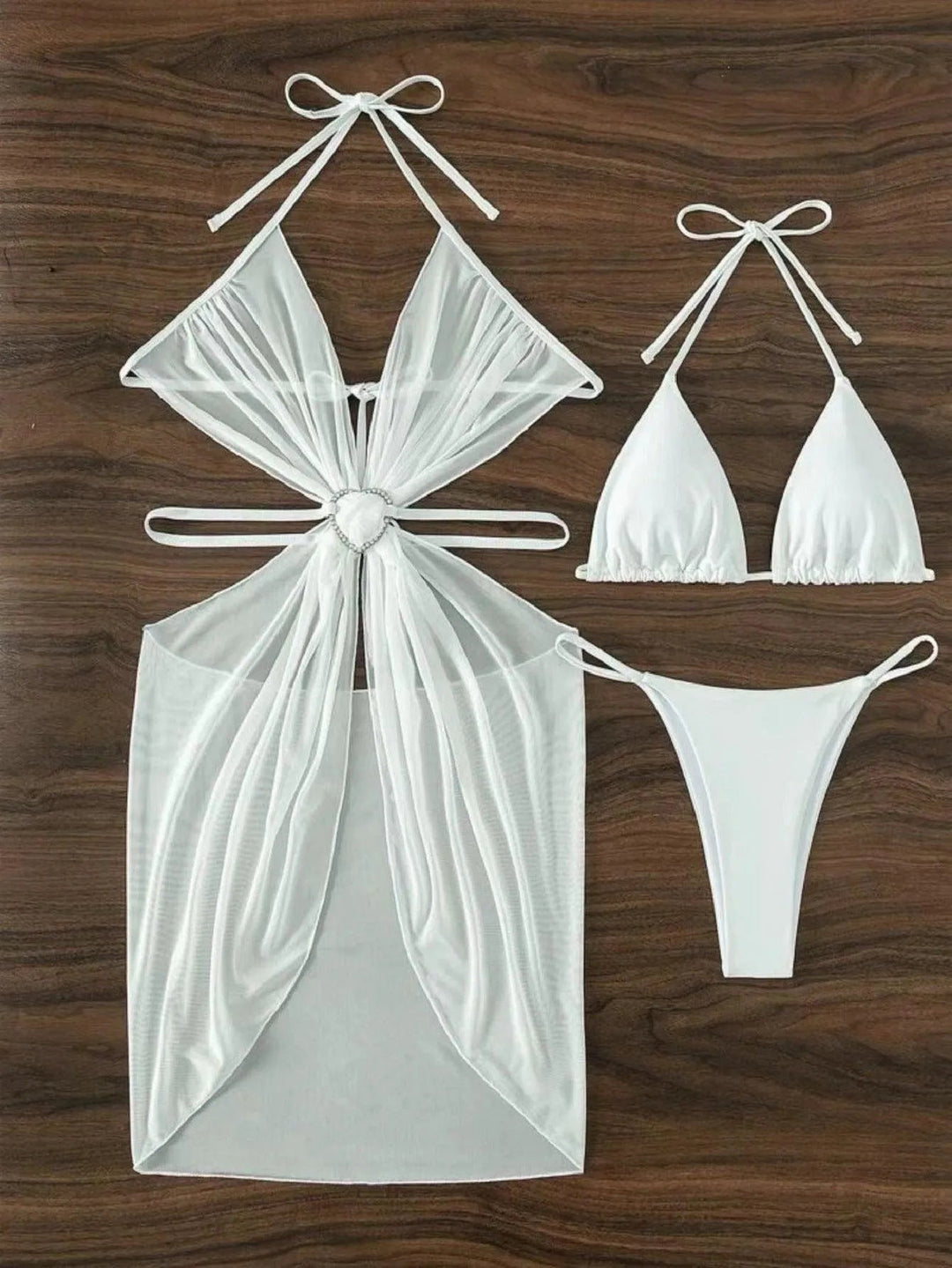 Levoire | Robe de bain une pièce pour femmes en couleur unie