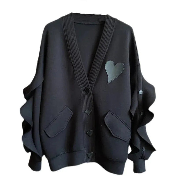 Levoire | Veste Large Femme Avec Bretelles En Dentelle