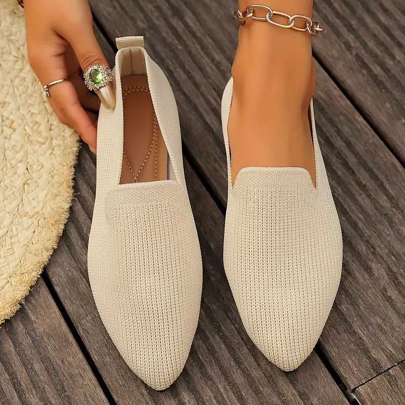 Levoire | Lettsko Shoes With Pointed Toes And Non-Slip Soles For Comfort Beige