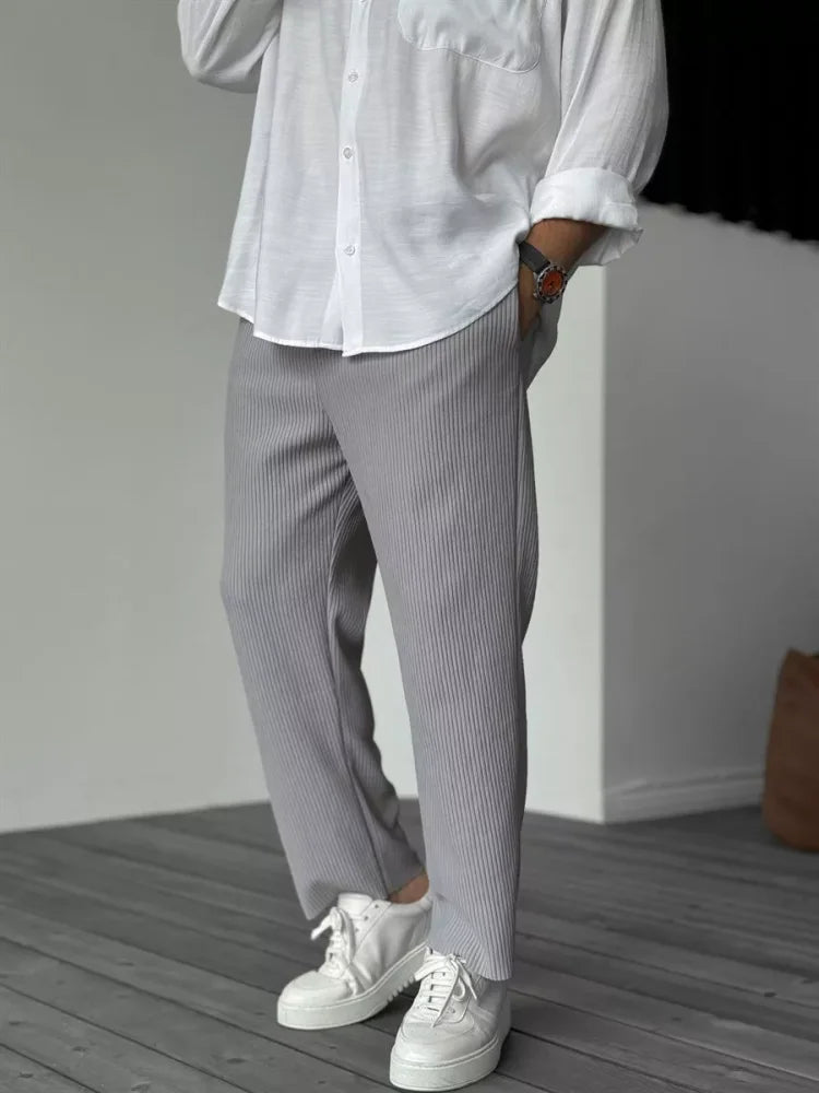 Levoire | Pantalons doux et luxueux Gris