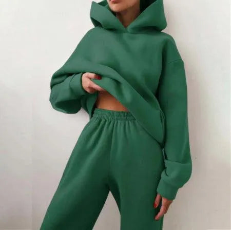 Levoire | Sweatshirt Robe Deux Pièces Vert foncé