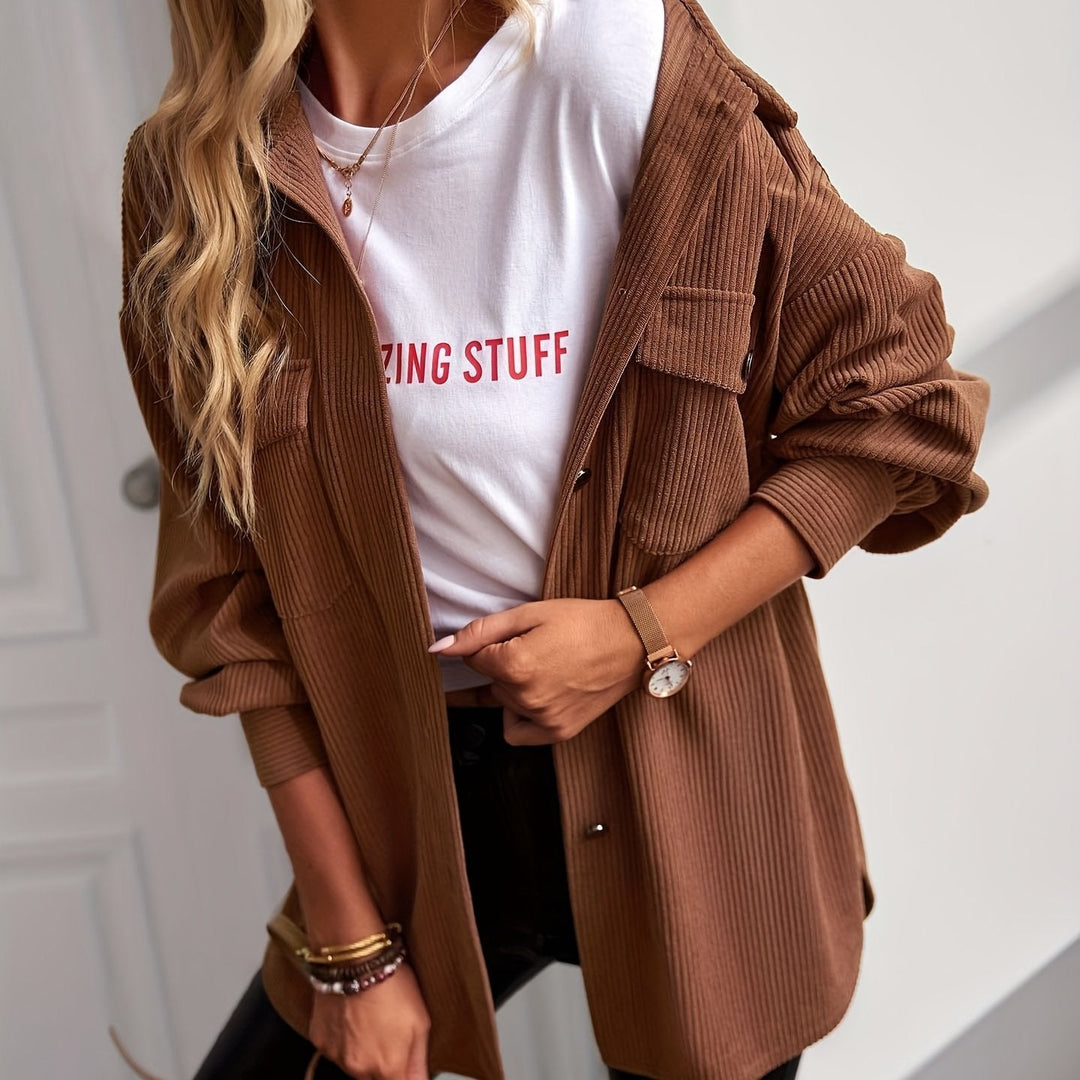 Levoire | Veste Avec Boutons Et Poches Pour Femmes