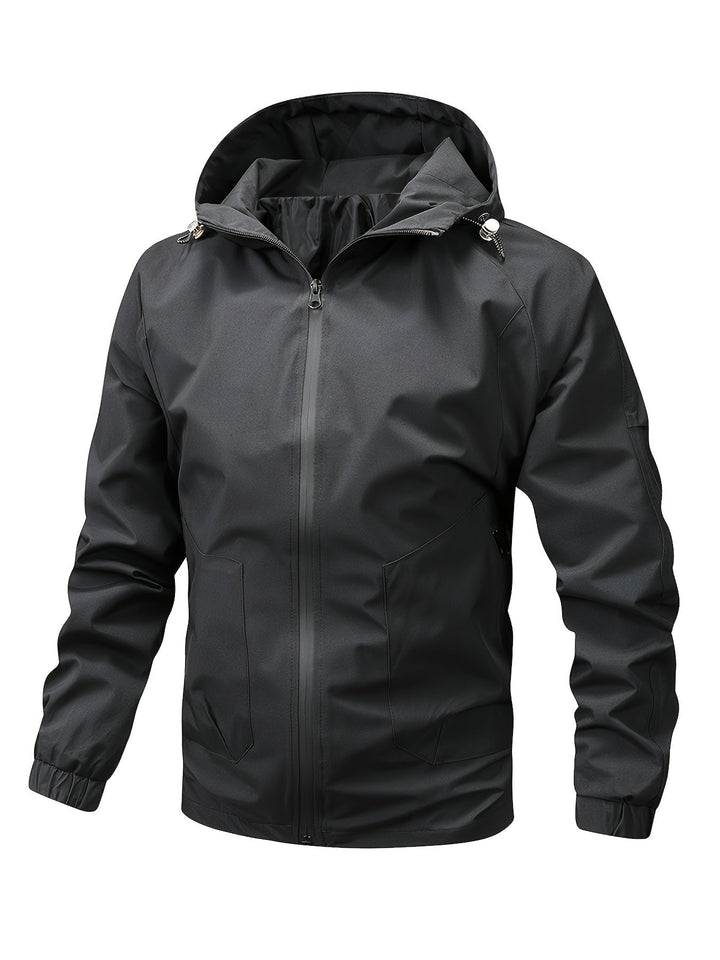 Levoire | Veste Homme Durable Polyvalente Avec Capuche Noir
